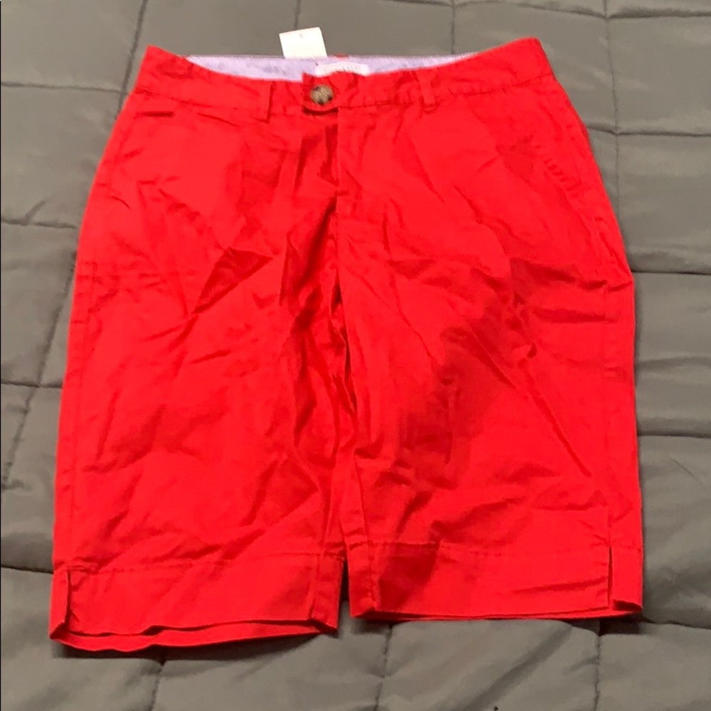 Red shorts